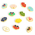 Enamel Cloud Beads in Twelve Traditional Color Combinations view 5
