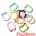 Mixed Color Split Ring and Clasp Components in Nine Styles view 12