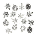 Alloy Metallic Snowflake Metal Charms with 9 Listed Options view 5