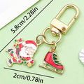 Christmas Charm Keychains Featuring Christmas Across 41 Pictured Variations view 6