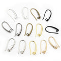 Long Slim Shepherd Earring Hooks in Four Metal Finishes view 2