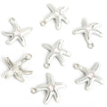 Enamel-Look Gold Silver Starfish Alloy Charms in 12 Styles view 11
