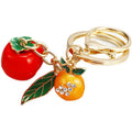 Persimmon Fortune Charm Keychains in Twenty Pictured Braided Options view 5