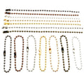 Ball Chain Tag Loops in Mixed Metal Finishes, 110 mm view 5