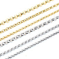 Round Link Stainless Steel Jewelry Chain in Six Options view 5
