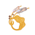 Tulip Two Designs Metal Brooch Pin for Jackets and Lapels view 7