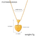 Gold Silver Heart Locket And Cross Coin Pendant Necklaces view 11