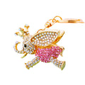 Crowned Flying Elephant Keychains in Pink Blue and Assorted Colors view 5
