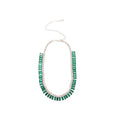 Rectangular Crystal Fringe Statement Necklace Fashion Jewelry view 5