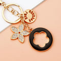 Sixteen Option Five Petal Clover and Flower Keychains with Plain Braided and Wrist Loops view 10