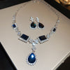 Blue Geometric Set