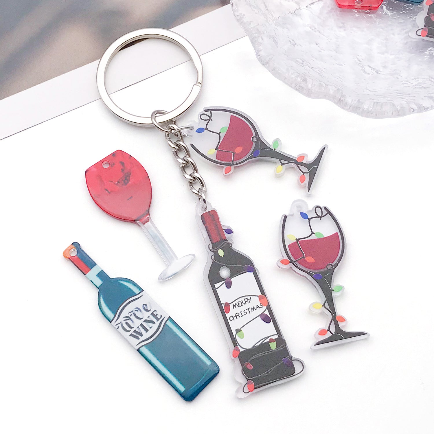 Acrylic Double Sided Charm Pendants