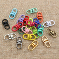 Small Oval Swivel Connector Clasps in Seven Metal Finishes view 3