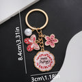 Blue-Led Four-Style Mother's Day Butterfly Flower Keychain Collection view 8