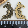 Metallic Moon and Sun Metal Charms with 22 Listed Options view 9