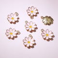 Colorful Daisy Enamel Alloy Charms in Nine Color Options view 6