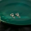 Black Star Clear Look Mixed Three Pair Stud Earring Set view 4