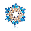 Blue Floral Wreath