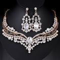 Black Silver Tone Lock Six Designs Metal Necklace and Earring Set view 7