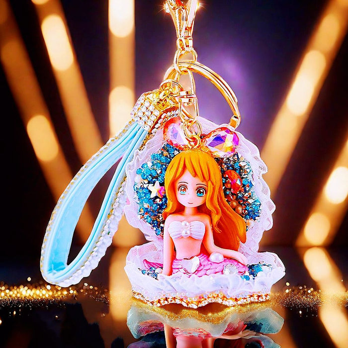 Bunny Mermaid Doll Keychains in Eleven Color and Accent Options