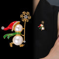 Gold Tone Silver Tone Flower Crystal Enamel Metal Brooch Pin view 4