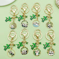 Panda Charm Keychains Featuring Blue Panda Across 45 Pictured Variations view 1
