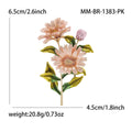 Daisy Bouquet Brooch with Enamel Flowers in Four Colors view 9