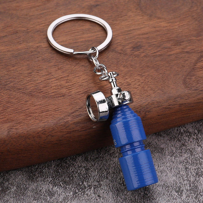 Car Tuning Fuel Saver Style Metal Keychain Auto Accessory Gift