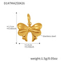 DIY Charm Bracelet Heart Bear Bow Rose Gold Steel Set view 10