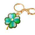 Rainbow Four Leaf Clover Keychains in Five Colors plus Assorted Option view 5