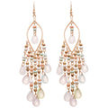 Colorful Beaded Chandelier Hook Earrings Fashion Jewelry view 5