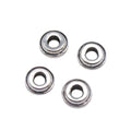 Smooth Ring Spacer Beads in 3 Metal Finishes for Jewelry Making view 3