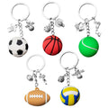 Fast Food and Sports Ball PVC Keychains in 10 Playful Styles view 3