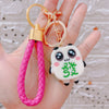 Fuchsia-Strap Panda-Mahjong