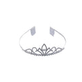 Silver Rhinestone Crown Tiara Headbands Geometric Styles view 5