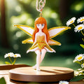 Crystal Flower Fairy Doll Keychains in Two Designs and Nine Options view 8