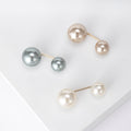 Three Pair Faux Pearl Cardigan Pin Set In Neutral Colors view 2