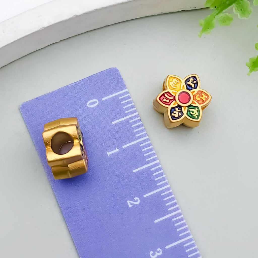 Enamel Zinc Alloy Six Syllable Mantra charm pendants for DIY necklaces bracelets jewelry