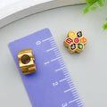 Enamel Zinc Alloy Six Syllable Mantra charm pendants for DIY necklaces bracelets jewelry