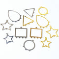 Stainless Steel Open Geometric Pendants in Twelve Shapes view 5