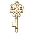Yellow Key Metal Charms with 26 Listed Options for Jewelry Making view 11