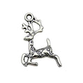 Antique Silver Reindeer Metal Charms with 12 Listed Options view 9