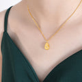 Starburst Zircon Pendant Necklaces Teardrop Rectangle Tags view 8