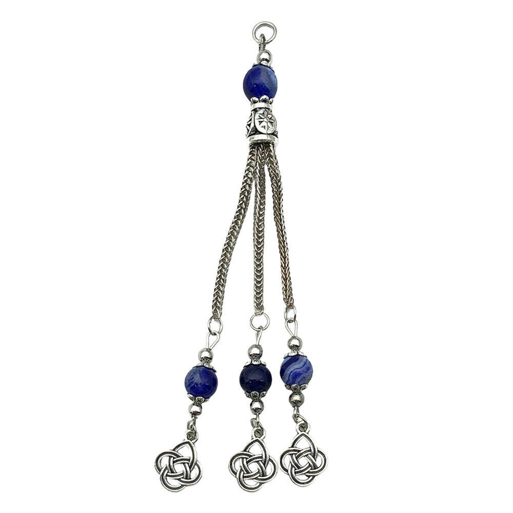 Zinc Alloy Tibetan Silver Tassel Charm Pendant for DIY Necklace Bracelet Clothing Decor
