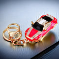 Jeweled Sports Car Keychains with Braided and Bare Wrist Loops view 12