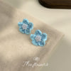 Aqua Crystal Flower