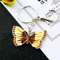 Enamel Crystal Butterfly Keychains in Five Colors plus Assorted Option view 6