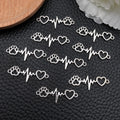 Antique Silver Flower Metal Charms for Jewelry and Craft Projects view 3