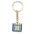 Go Study Test Tube Rack Enamel Keychain Two Colors view 7
