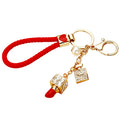Mixed Jeweled Lipstick and Perfume Bottle Keychains in Nine Configurations view 5